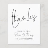 予算スクリプト新しいミセス結婚ズの任意の色感謝してい (正面)