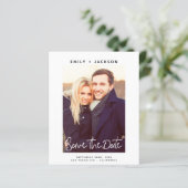 予算スクリプト日付写真の保存招待状 (スタンド正面)