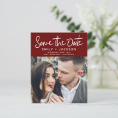 予算スクリプト日付写真の保存招待状 (スタンド正面)