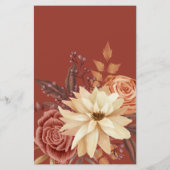 予算スクリプト秋アーチ結婚式招待状 (裏面)