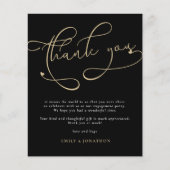 予算スクリプト金ゴールドブラックフォト婚約感謝してい (正面)