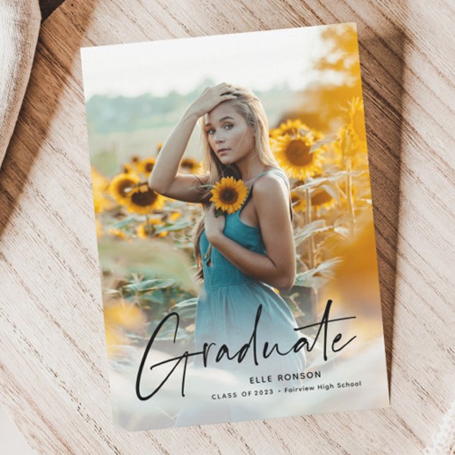 予算スクリプト2写真卒業パーティー招待状 (クリエイターアップロード済み)