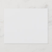 予算スクリプト3写真ベビーサンキューカード (裏面)