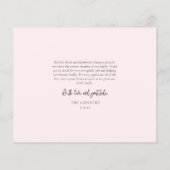 予算スクリプト3写真ベビーサンキューカード (裏面)