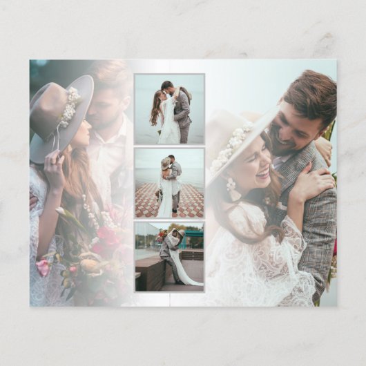 予算スクリプト6写真の最初のクリスマス結婚した (裏面)