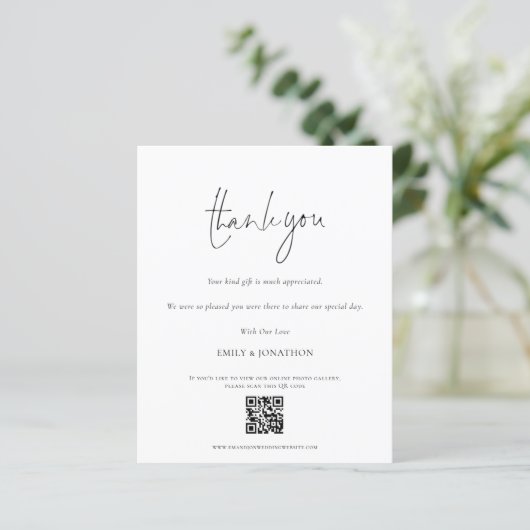 予算スクリプトQRコード結婚のフォトギャラリー感謝してい (スタンド正面)