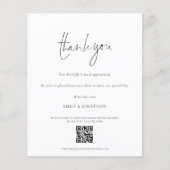 予算スクリプトQRコード結婚のフォトギャラリー感謝してい (正面)