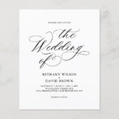 予算スタイリッシュ書QRコー結婚ド (正面)