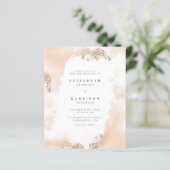 予算スタイリッシュ金ゴールドダスト赤面水の色結婚の (スタンド正面)