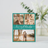 予算スタイリッシュ3 Photo Collage結婚's Thank You (スタンド正面)