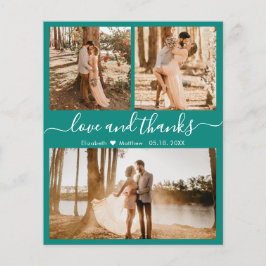 予算スタイリッシュ3 Photo Collage結婚's Thank You