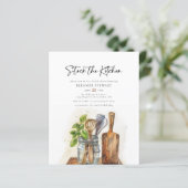予算ストックThe Kitchen Bridal Shower Invitation (スタンド正面)