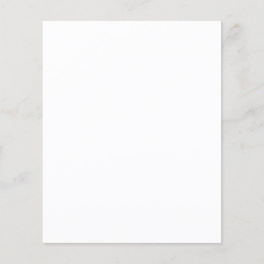 予算ストックThe Kitchen Bridal Shower Invitation (裏面)