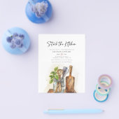 予算ストックThe Kitchen Bridal Shower Invitation チラシ (シングル)