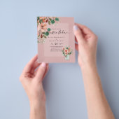 予算スペインのの結婚投資ブルゴーニュフローラ チラシ (手)