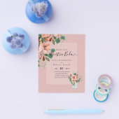 予算スペインのの結婚投資ブルゴーニュフローラ チラシ (シングル)