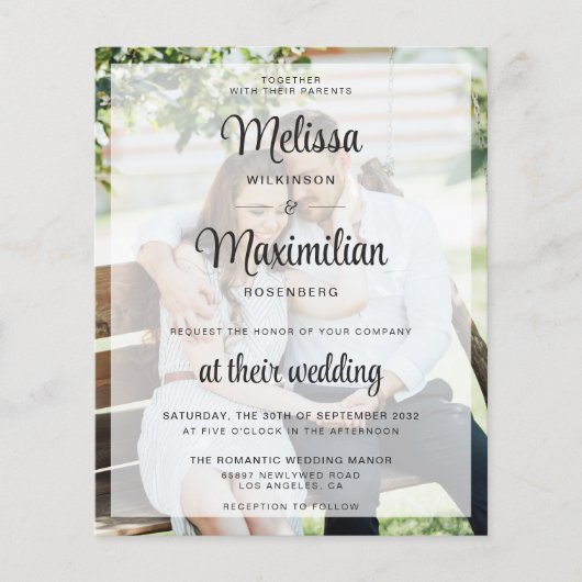 予算スモダンクリプトの透結婚明写真 (正面)