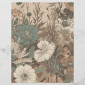 予算ソフトミュートされたアーストーンワイルドフラワー結婚ズ チラシ (裏面)