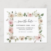 予算ダスティピンクのフローラ緑の日を保存 チラシ (正面)