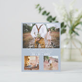 予算ダスティブルーフォトコラージュ日付の保存 (スタンド正面)