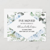 予算ダスティブルーフローラ引越し発表後 ポストカード (正面/裏面)