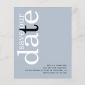 予算ダスティブルーQRコード文字日付の保存 (正面)