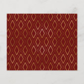 予算ダークレッド金ゴールド3 Photo Gradation Thank You (裏面)