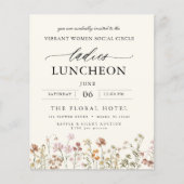 予算チャリティランチワイルドフラワーの募集 (正面)