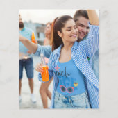 予算ティール（緑がかった色）グリッター写真21stパーティーありがとう (裏面)