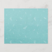 予算ティール(緑がかった色)ハッピーホリデーズ手書き写真 (裏面)