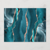 予算ティール（緑がかった色）バラ金ゴールド集計赤面日付の保存 (裏面)