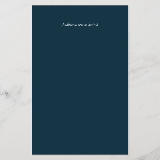 予算ティール（緑がかった色）ミスティークウェディング招待 (裏面)