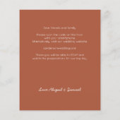 予算テラコッタQRコードすべて結婚の (裏面)