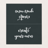 予算テンプレートクールFab 名刺 (外部フラット)