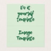 予算テンプレートクールFab 名刺 (内部フラット)