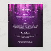 予算ディスコバチェロレッテ招待状 (裏面)