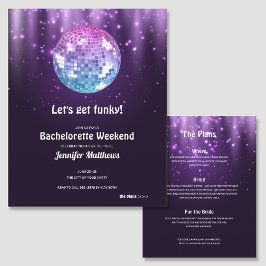 予算ディスコバチェロレッテ招待状