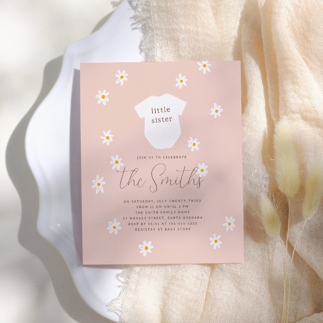 予算デイジーフラワーボホリトルシスターベビーシャワー (クリエイターアップロード済み)