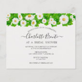 予算デイジーブライダルシャワー招待 (正面)