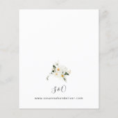 予算デイジー白結婚フローラV3 (裏面)