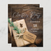 予算トナカイと現在のクリスマスパーティー (正面/裏面)