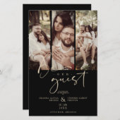 予算トレンディーモダン3結婚の写真の校合 (正面/裏面)