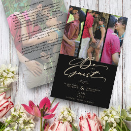 予算トレンディーモダン4結婚のコラージュ写真