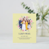 予算トレンド写真ウェディングレセプション招待状 (スタンド正面)