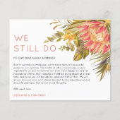 予算トロピカルは我々はまだ延期結婚する (正面)