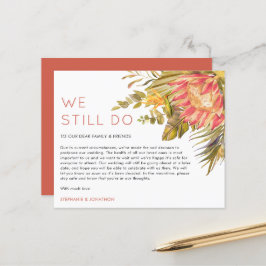 予算トロピカルは我々はまだ延期結婚する