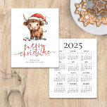 予算ハイランド牛2025カレンダーメリークリスマス<br><div class="desc">予算かわいいサンタハットハイランド牛2025カレンダーメリークリスマス。4.5 x 5.6インチ110lbsの半光沢を低価格で提供し、ポストカードと同様の厚さを実現。1枚に1枚ある。フェスティバルの可愛さあなたの休日の願いのために、このおもしろいデザインと彼のサンタハットの甘い高地の牛と。メリークリスマスは決まった台本の中スタイリッシュで、下にあなたの名前をパーソナライズしている。便利な2025カレンダーが背面にある。</div>