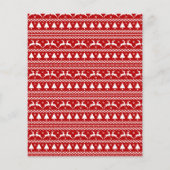 予算ハッピーホリデーおもしろいスクリプト写真(縦) チラシ (裏面)