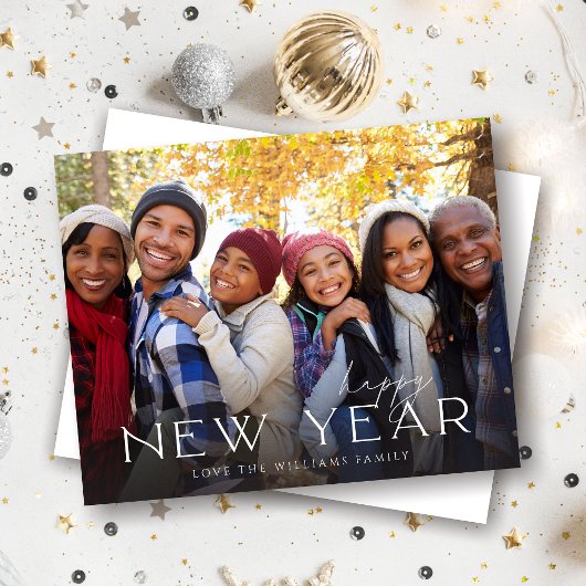 予算ハッピー新年ミニマリストシック写真2