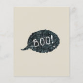 予算ハローウィンパーティおもしろい招待状 (裏面)